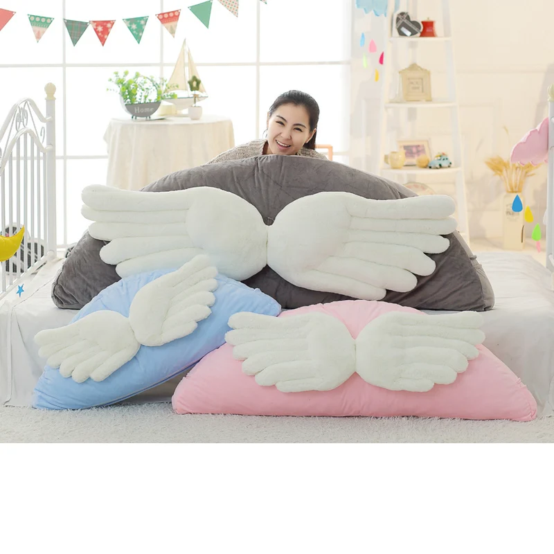 90 cm Large Size Cartoon Angle Wing Plush Cushion Pillow For Home Decoration Wholesale Drop Shipping Available
90 cm Large Size Cartoon Angle Wing Plush Cushion Pillow For Home Decoration Wholesale Drop Shipping Available