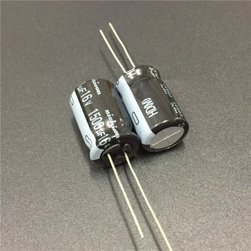 50 шт. 1500 мкФ 16В NICHICON HD серии 12 5x20 мм Супер Низкое сопротивление 16V1500uF алюминиевый