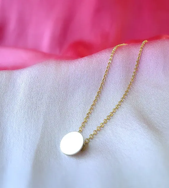30PCS- Simple Pie Necklaces Tiny Round Disk Coin Necklace Brushed Chain Clavicle Necklace Circle Dot Necklace for Women
30PCS- Simple Pie Necklaces Tiny Round Disk Coin Necklace Brushed Chain Clavicle Necklace Circle Dot Necklace for Women