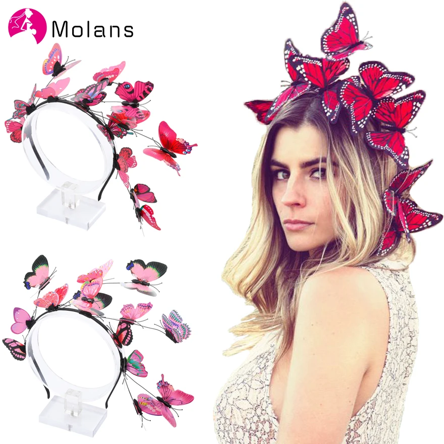 Обруч для волос Molans, однотонный, волшебный, разноцветный, повязки на голову с бабочками, с бабочками, для фотосессии в лесу
Обруч для волос Molans, однотонный, волшебный, разноцветный, повязки на голову с бабочками, с бабочками, для фотосессии в лесу