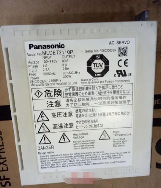 Servo driver MLDET2110P , Used one , 90 % appearance new , 3 months warranty , fastly shipping
Servo driver MLDET2110P , Used one , 90 % appearance new , 3 months warranty , fastly shipping
