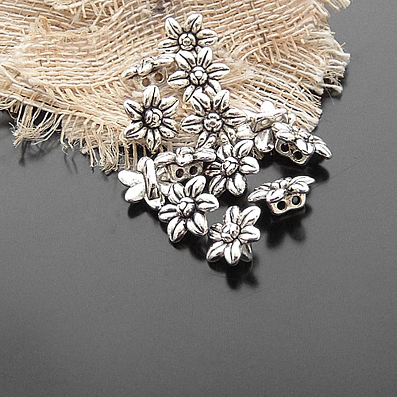 (20486)50PCS 14x14MM Antique Style Zinc Alloy Flower Spacer Beads Bracelet Beads Jewelry Findings Accessories
(20486)50PCS 14x14MM Antique Style Zinc Alloy Flower Spacer Beads Bracelet Beads Jewelry Findings Accessories