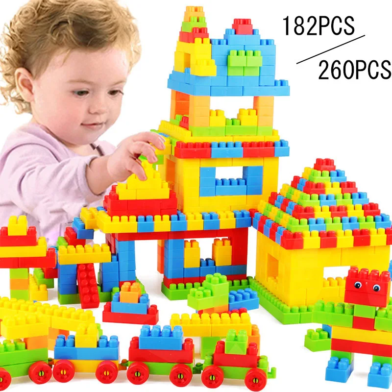 182 Pcs/ 260 Pcs Assembled Bricks Colorful DIY Model Building Blocks Kits Learning Educational Toys Kids Gifts 88 NSV775
182 Pcs/ 260 Pcs Assembled Bricks Colorful DIY Model Building Blocks Kits Learning Educational Toys Kids Gifts 88 NSV775