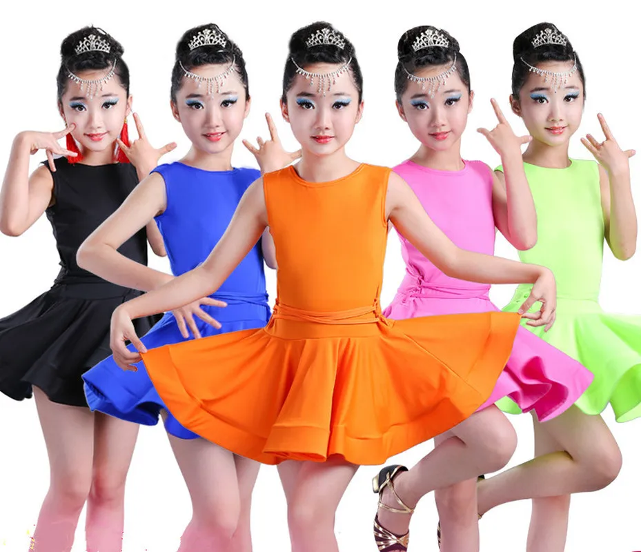 Children Latin Competition Dance Dress Girls Cha Cha Dress Ballroom Dancing Dress Kids Kid Salsa Latin Dance Costume Clothing 90
Children Latin Competition Dance Dress Girls Cha Cha Dress Ballroom Dancing Dress Kids Kid Salsa Latin Dance Costume Clothing 90