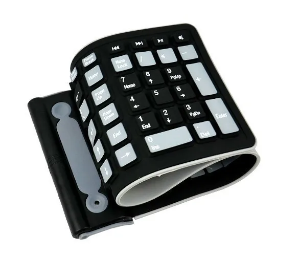 2.4Ghz wireless and soft silicone keyboard folding waterproof 109 keys with numeric keypad | Компьютеры и офис