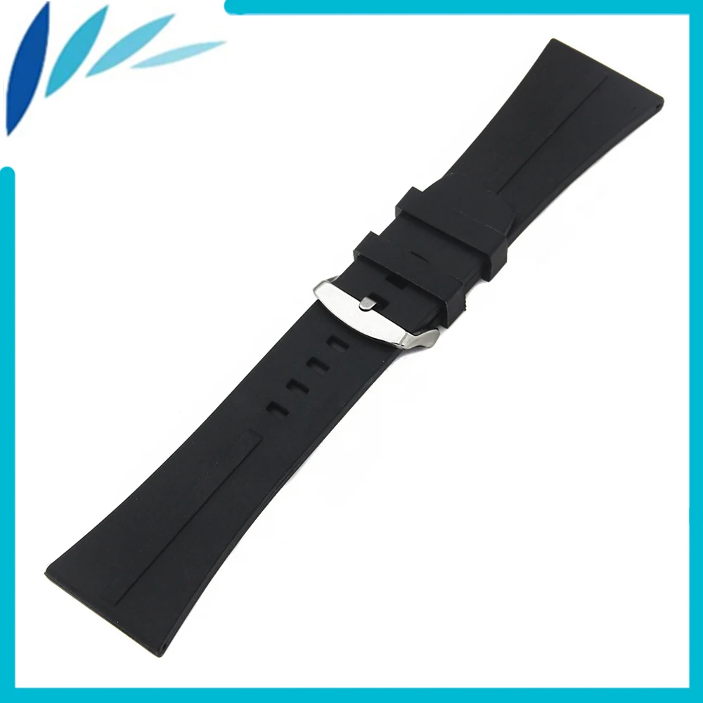 Silicone Rubber Watch Band 30mm for Diesel Stainless Steel Pin Clasp Strap Wrist Loop Belt Bracelet Black + Spring Bar + Tool
Silicone Rubber Watch Band 30mm for Diesel Stainless Steel Pin Clasp Strap Wrist Loop Belt Bracelet Black + Spring Bar + Tool