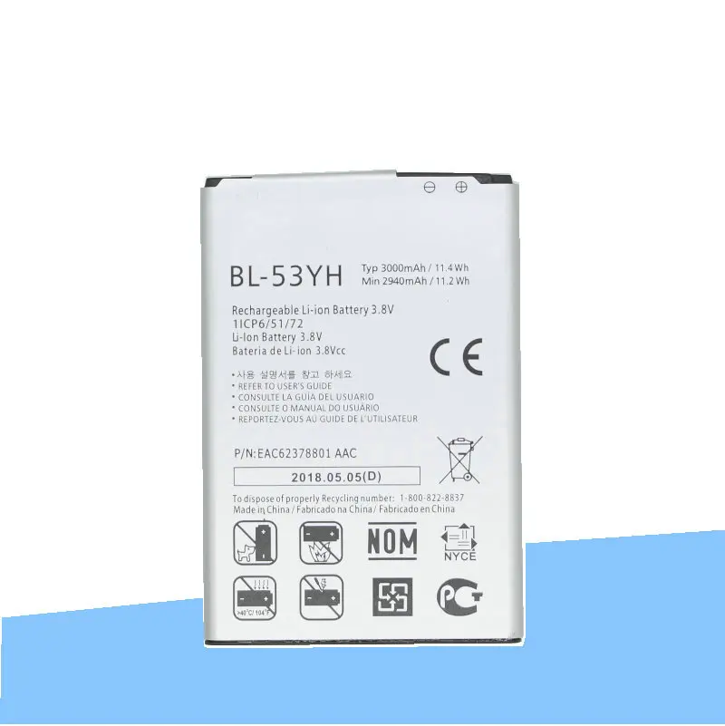 ISkyamS 2x3000 мАч BL-53YH сменный аккумулятор + зарядное устройство для LG Optimus G3 D850 D851 D855 LS990