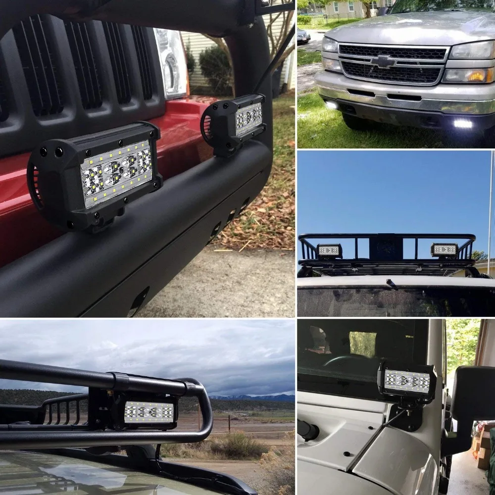 SUV highlight 84W28LED Рабочая лампа Беговая автомобильная 4 ряда 5 дюймов полевая 12v24v |