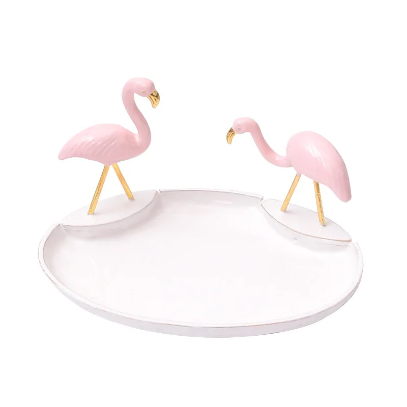 Ceramic Makeup Organizer Nordic Style Jewelry Box Two flamingos Ring Lipstick Cosmetic Organizer Rack Necklace Display Organizer
Ceramic Makeup Organizer Nordic Style Jewelry Box Two flamingos Ring Lipstick Cosmetic Organizer Rack Necklace Display Organizer