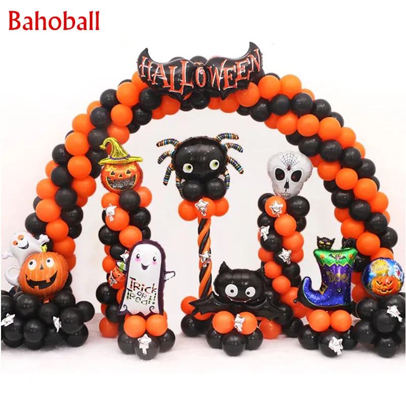 100pcs /lot 12inch Black Orange Balloons Halloween Ballon Halloween Decorations Inflatable Helium Balloons Party Supplies Globos
100pcs /lot 12inch Black Orange Balloons Halloween Ballon Halloween Decorations Inflatable Helium Balloons Party Supplies Globos