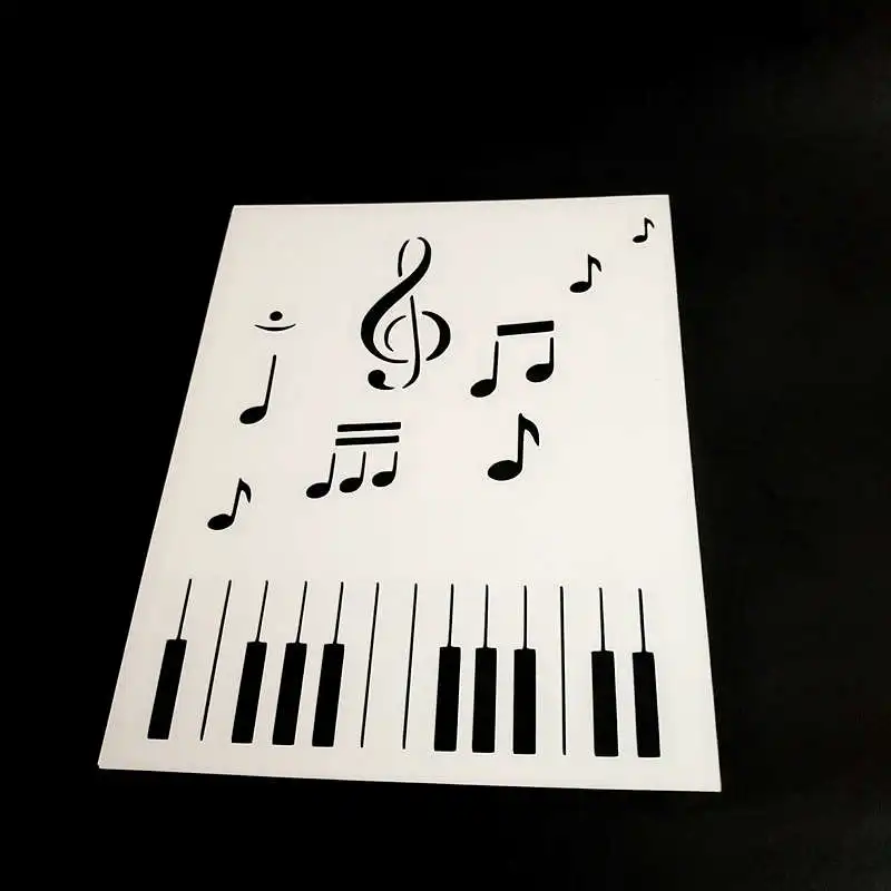 MUSIC NOTES, PIANO KEYS Stencil for Craft Projects, Scrapbooking,Card Making,gift box diy decor,Polymer Clay,1 pc
MUSIC NOTES, PIANO KEYS Stencil for Craft Projects, Scrapbooking,Card Making,gift box diy decor,Polymer Clay,1 pc