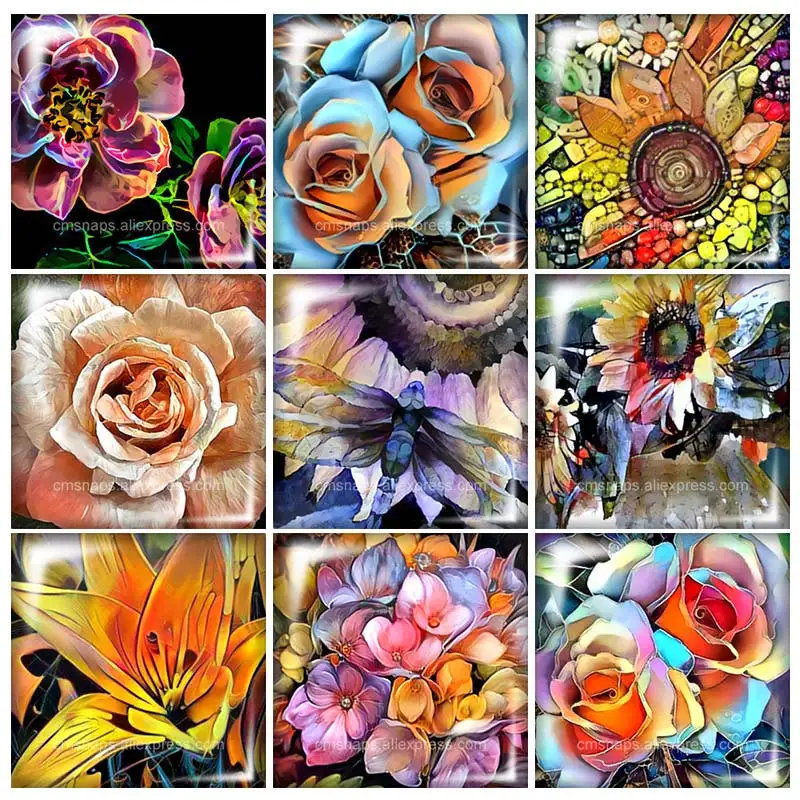 FB0317 Oil painting Flowers Rose lily 10pcs mixed 12mm/20mm/25mm/30mm Square photo glass cabochon demo flat back Making findings
FB0317 Oil painting Flowers Rose lily 10pcs mixed 12mm/20mm/25mm/30mm Square photo glass cabochon demo flat back Making findings
