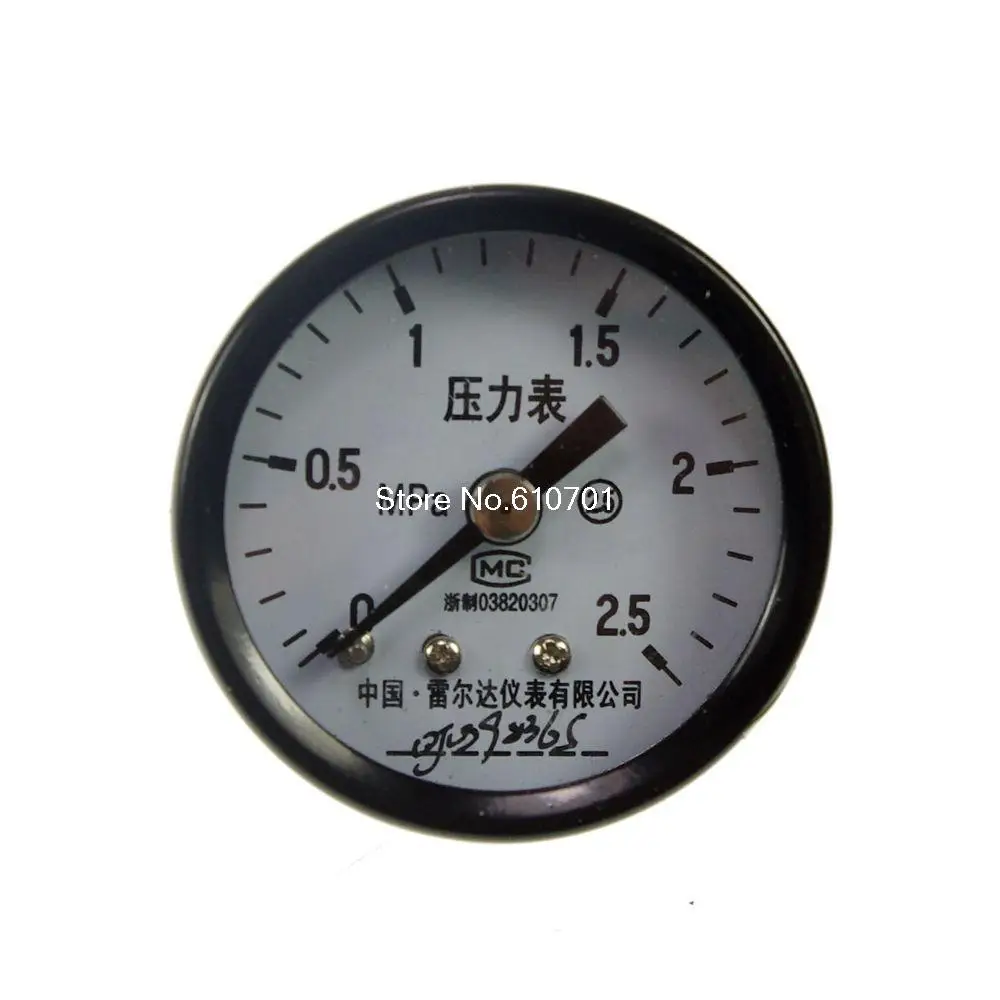 Универсальный манометр M10 * 1 40 мм диаметр 0 2 5 МПа|pressure gauge|air pressure gaugehydraulic gauge |
