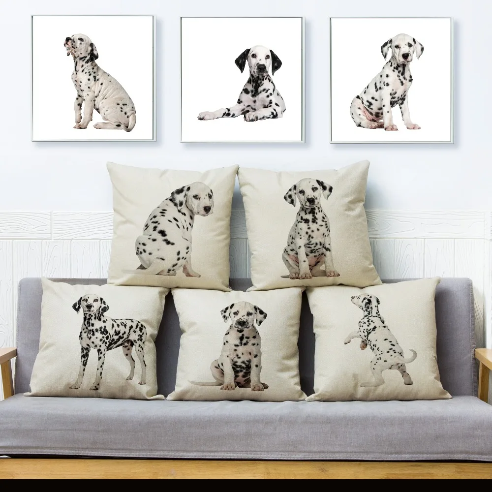 Europe Dalmatian Cushions Cover for Sofa Home Decor Printed Cute Pet Dog Throw Pillow Case 45*45 cm Animal Pillowcase
Europe Dalmatian Cushions Cover for Sofa Home Decor Printed Cute Pet Dog Throw Pillow Case 45*45 cm Animal Pillowcase