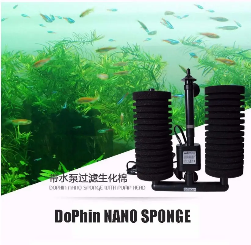 Электрический Губчатый Фильтр Dolphin nano, губка с насосом, фильтр с водяным насосом, система биологической фильтрации
Электрический Губчатый Фильтр Dolphin nano, губка с насосом, фильтр с водяным насосом, система биологической фильтрации