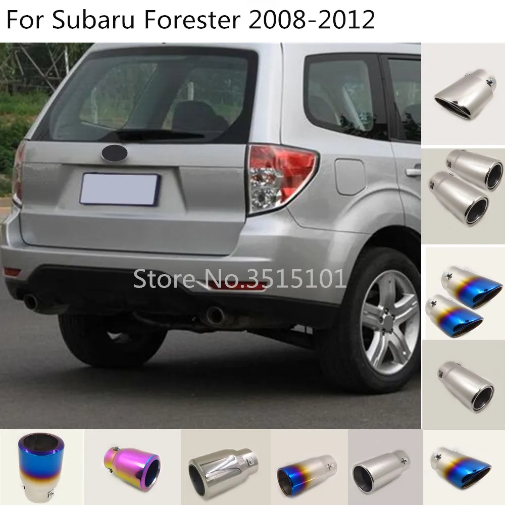 Накладка на глушитель автомобиля наконечник выхлопной трубы для Subaru Forester 2008 2009
