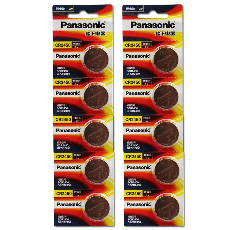 20pcs/lot New Battery For Panasonic 3V Lithium Coin Button Batteries CR2450 DL2450 BR2450 LM2450 For LED Lights Toys Watches
20pcs/lot New Battery For Panasonic 3V Lithium Coin Button Batteries CR2450 DL2450 BR2450 LM2450 For LED Lights Toys Watches