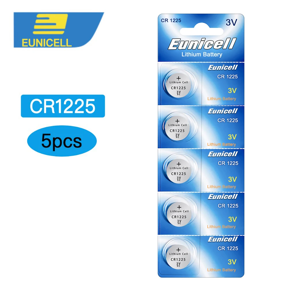 5pcs CR1225 cr 1225 Batteries LM1225 BR1225 ECR1225 KCR1225 3V Lithium Battery Button Cell Coin Batteries for Watches Car Key
5pcs CR1225 cr 1225 Batteries LM1225 BR1225 ECR1225 KCR1225 3V Lithium Battery Button Cell Coin Batteries for Watches Car Key