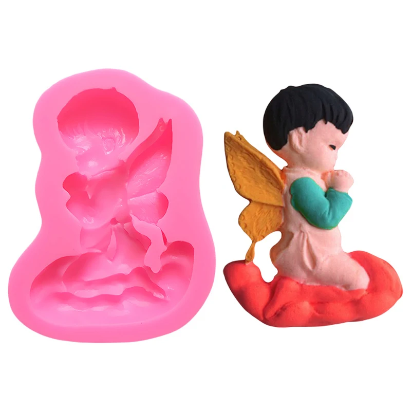 Boy Prayer Silicon Cake Molds for Fondant Cutter Molde Form Silikon Baking Tools for Fondant Cake Decorating 3d shape for soap
Boy Prayer Silicon Cake Molds for Fondant Cutter Molde Form Silikon Baking Tools for Fondant Cake Decorating 3d shape for soap