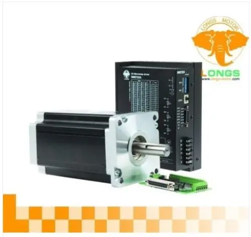 Шаговый двигатель DE ship Nema42, 3256 унции, 42HS5460 и драйвер DM2722A MACH3, длинный двигатель
Шаговый двигатель DE ship Nema42, 3256 унции, 42HS5460 и драйвер DM2722A MACH3, длинный двигатель