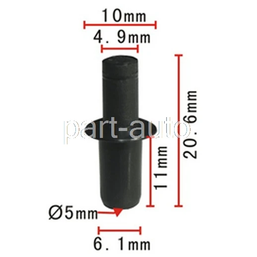 500 OEM Trunk Hatch Trim Moulding Retainer Push Type Clip Rivet For Mercedes Benz 05+ 000-990-84-92 0009908492 For Auveco A21037
500 OEM Trunk Hatch Trim Moulding Retainer Push Type Clip Rivet For Mercedes Benz 05+ 000-990-84-92 0009908492 For Auveco A21037