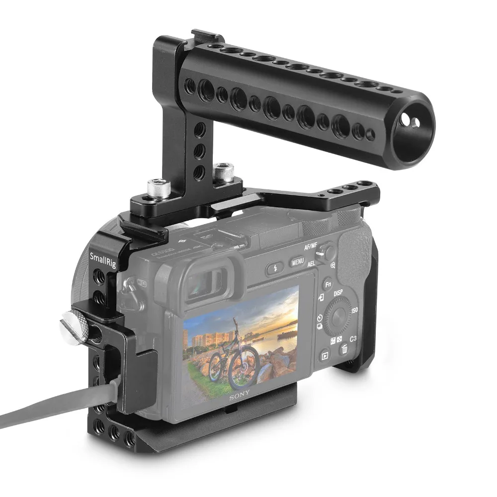 SmallRig Camera Cage Kit for Sony A6500 ILCE-A6500 with Top Handle Grip & HDMI Cable Clamp Camera Accessories Rig 1968
SmallRig Camera Cage Kit for Sony A6500 ILCE-A6500 with Top Handle Grip & HDMI Cable Clamp Camera Accessories Rig 1968