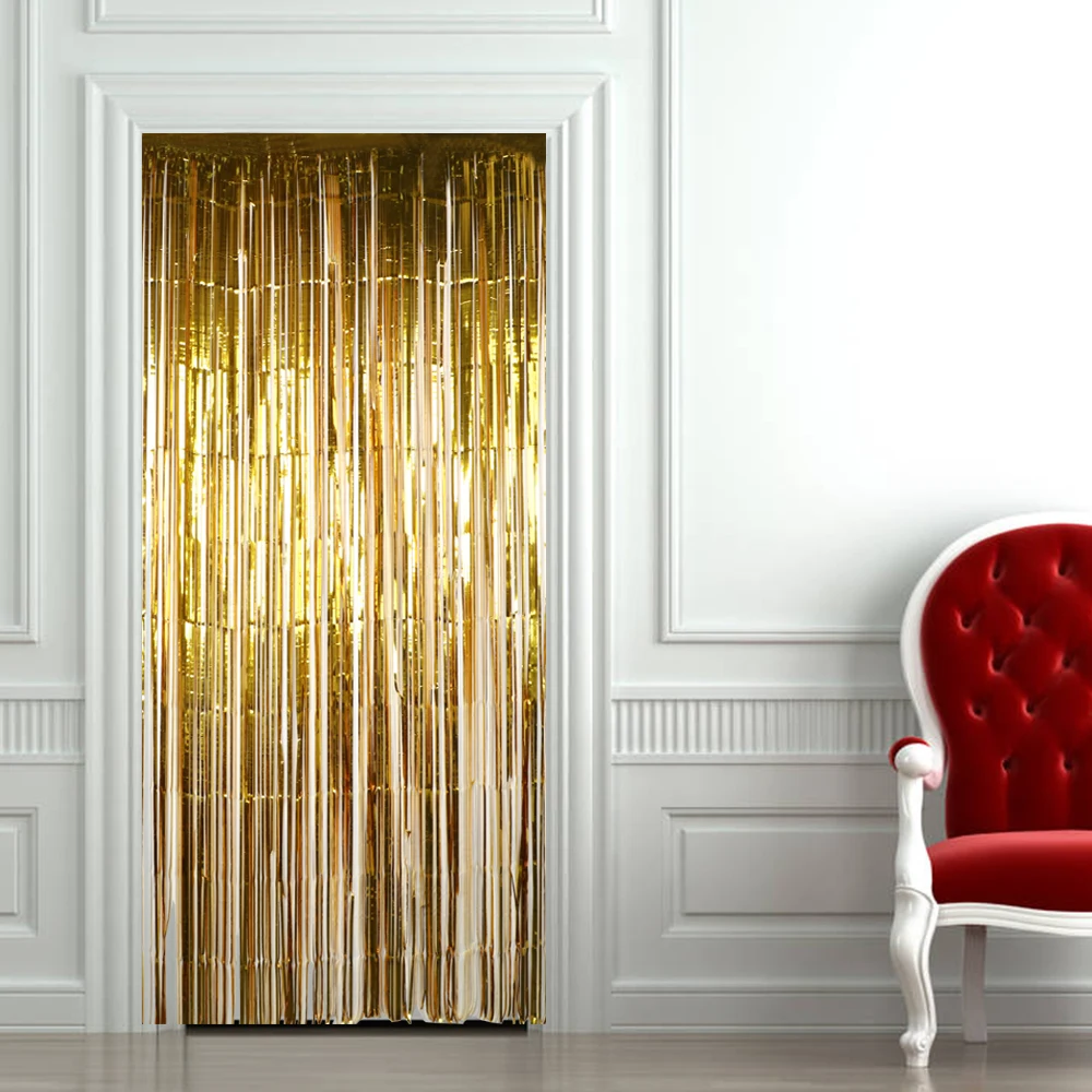 NICEYARD Door Curtain Valance Home Decoration Window Room Divider Flash Line Shiny Tassel String
NICEYARD Door Curtain Valance Home Decoration Window Room Divider Flash Line Shiny Tassel String
