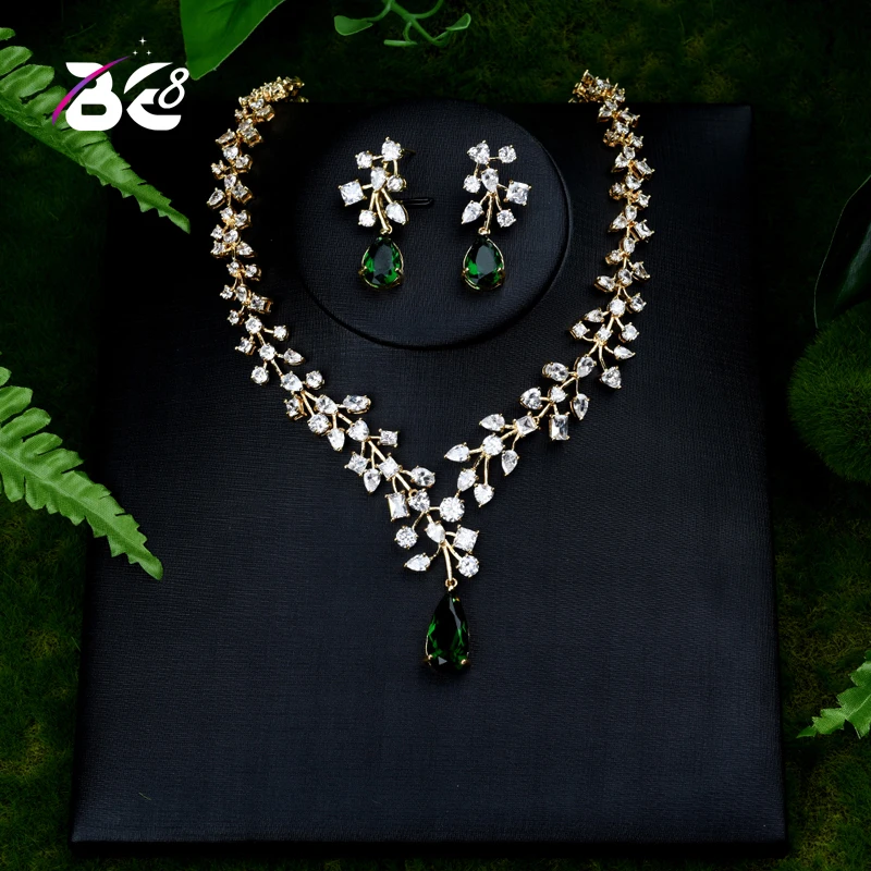 Be 8 Charm Green&Blue Water Drop Dubai Jewelry Sets Gold Color Wedding Necklace Earrings Sets Bijoux Bijoux Femme S386
Be 8 Charm Green&Blue Water Drop Dubai Jewelry Sets Gold Color Wedding Necklace Earrings Sets Bijoux Bijoux Femme S386
