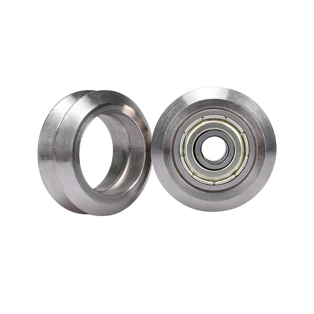BIQU Reprap Openbuilds V-type wheel with 625ZZ Bearings Stainless steel Metal Double V Pulley Gear Aluminum For 3D Printer
BIQU Reprap Openbuilds V-type wheel with 625ZZ Bearings Stainless steel Metal Double V Pulley Gear Aluminum For 3D Printer