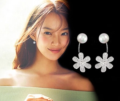 New arrival high quality fashion shell pearl flower 925 sterling silver ladies stud earrings jewelry gift anti allergy 
New arrival high quality fashion shell pearl flower 925 sterling silver ladies stud earrings jewelry gift anti allergy