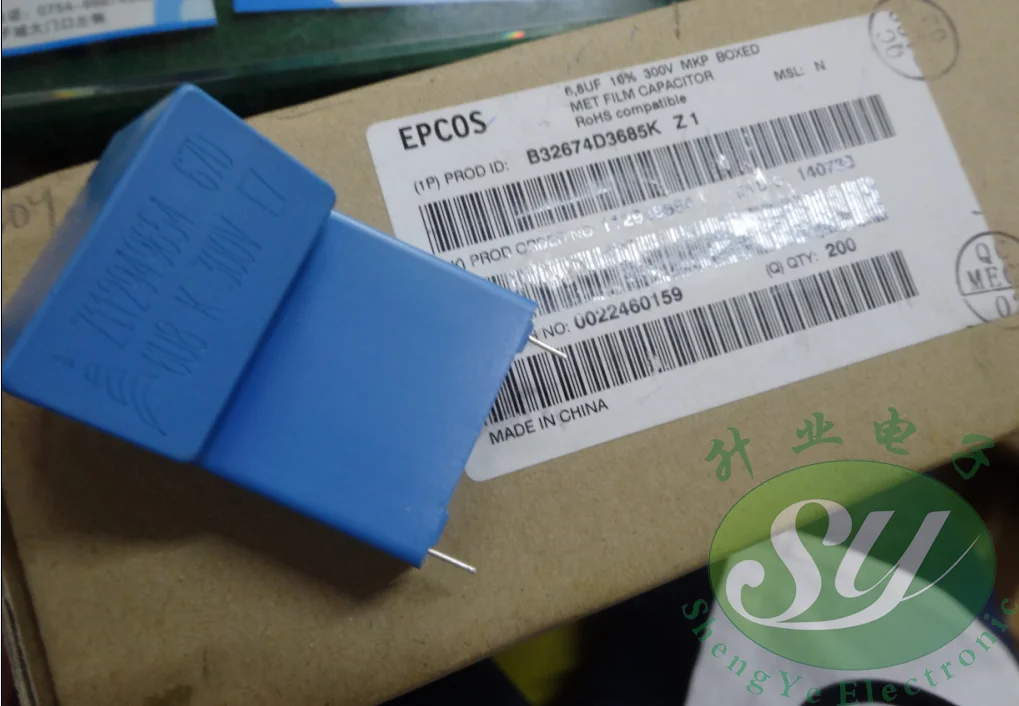 2019 hot sale 20PCS/50PCS EPCOS 6.8uf/300v 6u8f 685 new 28MM film capacitor B32674D3685K free shipping
2019 hot sale 20PCS/50PCS EPCOS 6.8uf/300v 6u8f 685 new 28MM film capacitor B32674D3685K free shipping