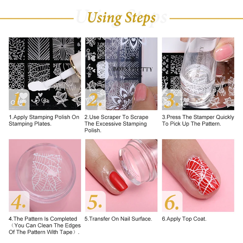 BORN PRETTY Stamp polish 1 Bottle Nail Polish & stamping nail art 68 colors Optional Stamping Gel Nails varnish | Красота и