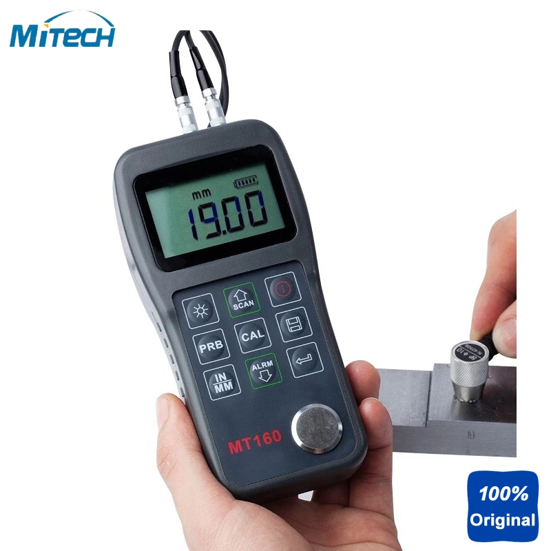 Portable Metal Ultrasonic Thickness Gauges Steel Thickness Gauging MT-160
Portable Metal Ultrasonic Thickness Gauges Steel Thickness Gauging MT-160