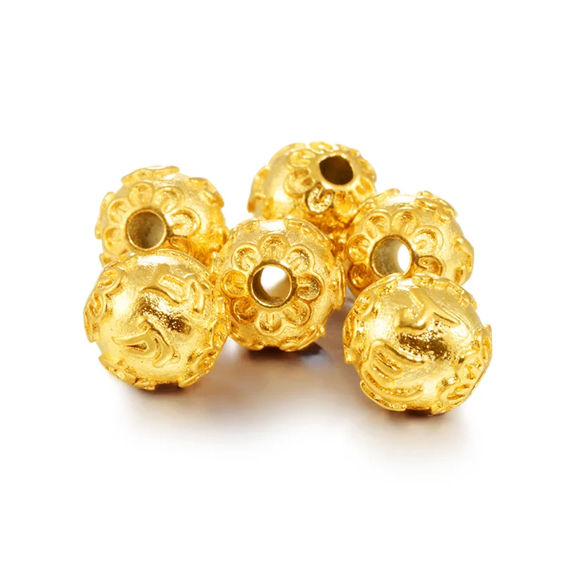 2pcs New Six-word Mantra Barrel Beads 24K Cold-plated Beads DIY Accessories 3D Hard Gold Bracelets Wholesale
2pcs New Six-word Mantra Barrel Beads 24K Cold-plated Beads DIY Accessories 3D Hard Gold Bracelets Wholesale