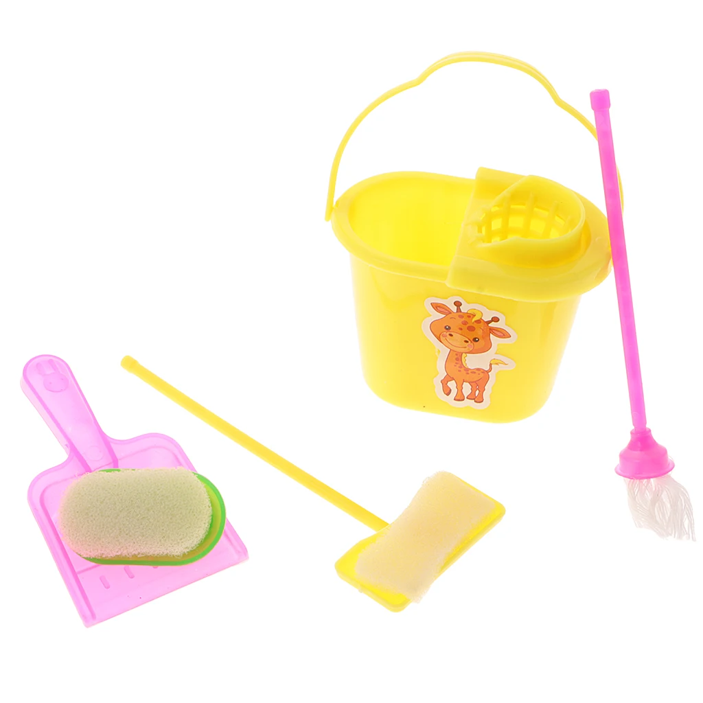 5Pcs Dollhouse Miniature Mop Bucket Brush Cleaning Tools Set for Doll Dollhouse Accessories Kid Pretend Classic Toy
5Pcs Dollhouse Miniature Mop Bucket Brush Cleaning Tools Set for Doll Dollhouse Accessories Kid Pretend Classic Toy