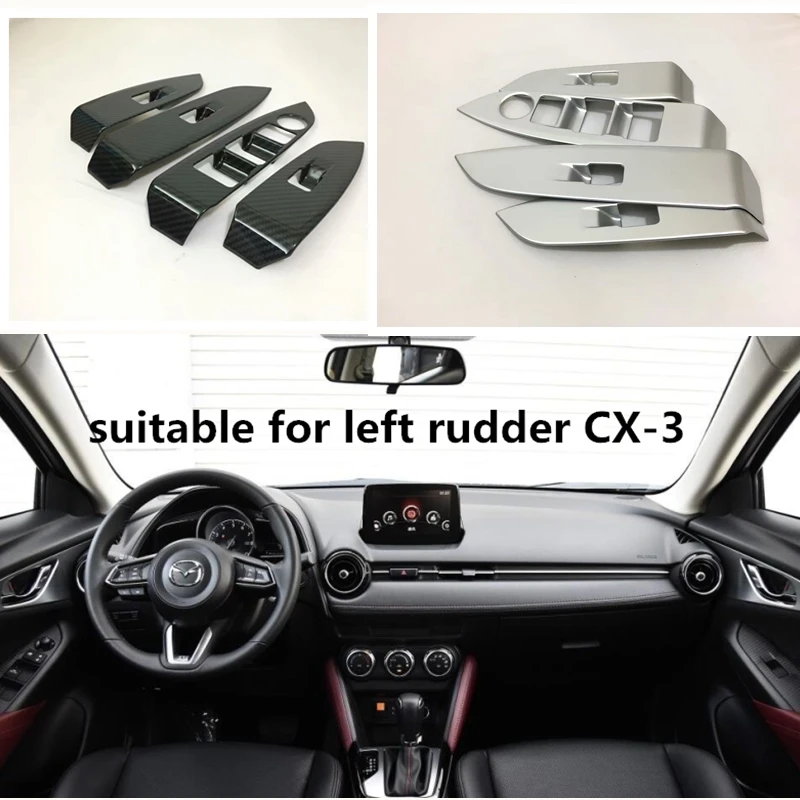 Car-styling Glass Window switch decoration panel windows control panel Car Accessories For Mazda CX-3 CX3 2016 2017 2018
Car-styling Glass Window switch decoration panel windows control panel Car Accessories For Mazda CX-3 CX3 2016 2017 2018