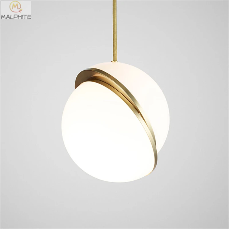 Rear-Modern pendant lighting simple Nordic restaurant half ball pendant lamps Cafe white glass ball decorative lighting fixtures
Rear-Modern pendant lighting simple Nordic restaurant half ball pendant lamps Cafe white glass ball decorative lighting fixtures