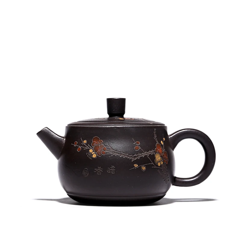 real yixing zisha tea pot original ore black clay pot handmade marked pot of tea 300ml Chinese JingLan tea pot set in China new
real yixing zisha tea pot original ore black clay pot handmade marked pot of tea 300ml Chinese JingLan tea pot set in China new