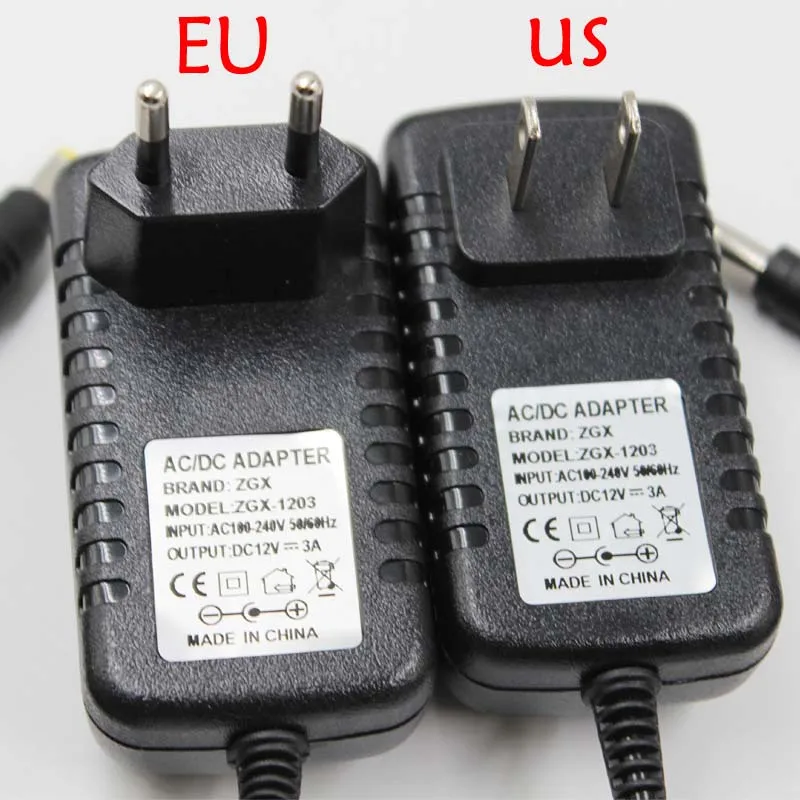 DC12V 3A 36 Вт Светодиодный драйвер адаптер трансформатор источник питания 220 В