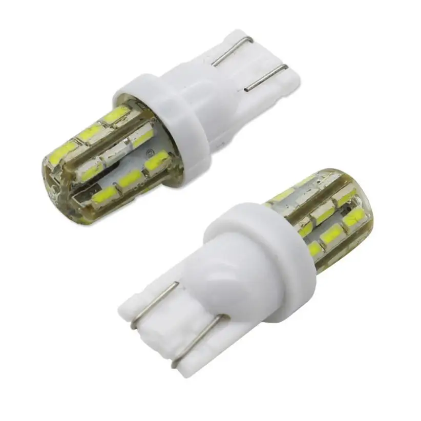 Автомобильный светодиодный светильник 2x Xenon Белый 24 SMD T10 168 194 2825 для номерного