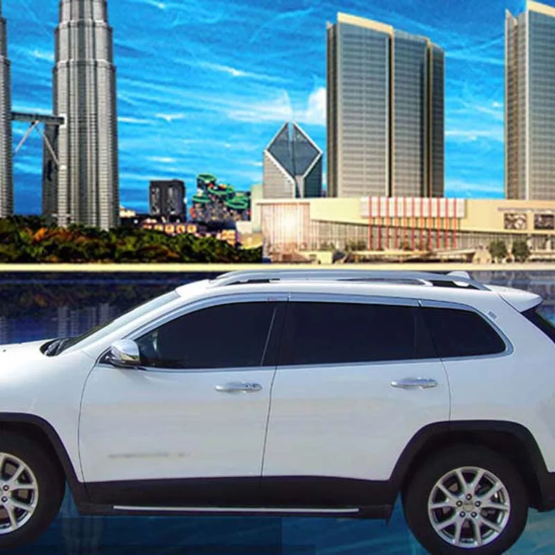 Brand New 1 Set Chrome Side Rain Guard Deflectors Vent Sun Shade Window Visors For Jeep Cherokee 2014-2018
Brand New 1 Set Chrome Side Rain Guard Deflectors Vent Sun Shade Window Visors For Jeep Cherokee 2014-2018