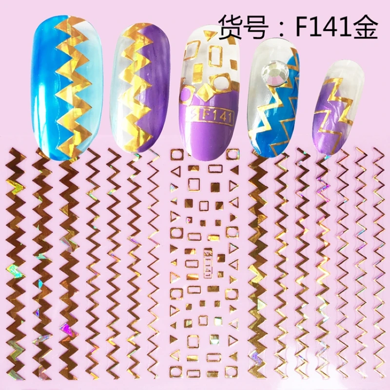 UPRETTEGO SUPER THIN SELF ADHENSIVE 3D NAIL ART NAIL SLIDER STICKER GOLD SILVER WHITE BLACK WAVE LACE SQUARE F141-142
UPRETTEGO SUPER THIN SELF ADHENSIVE 3D NAIL ART NAIL SLIDER STICKER GOLD SILVER WHITE BLACK WAVE LACE SQUARE F141-142