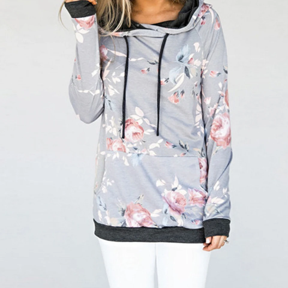 Vintage Floral Print Hoodie Poleron Mujer 2021 Lace Up Drawstring Hoodie Kawaii Turtleneck Sweatshirt Thin Hoodie Pockets Women
Vintage Floral Print Hoodie Poleron Mujer 2021 Lace Up Drawstring Hoodie Kawaii Turtleneck Sweatshirt Thin Hoodie Pockets Women