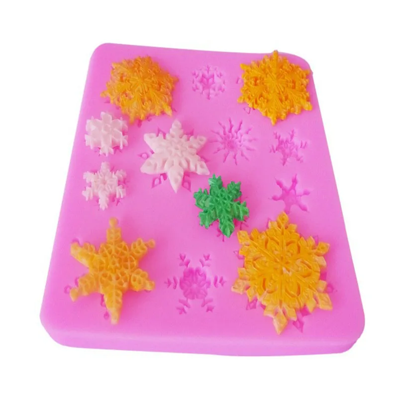 ANGRLY Hot Selling 3D Beautiful Christmas Snowflake Shaped Silicone Cake Mold Fondant Cake Decorating Tools Kitchen Baking
ANGRLY Hot Selling 3D Beautiful Christmas Snowflake Shaped Silicone Cake Mold Fondant Cake Decorating Tools Kitchen Baking