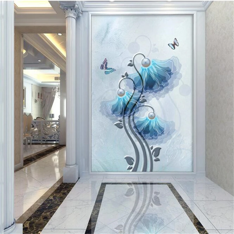 beibehang Custom fresco wallpaper 3d stereo noble blue daffodil flowers European style flower living room background wall paper
beibehang Custom fresco wallpaper 3d stereo noble blue daffodil flowers European style flower living room background wall paper