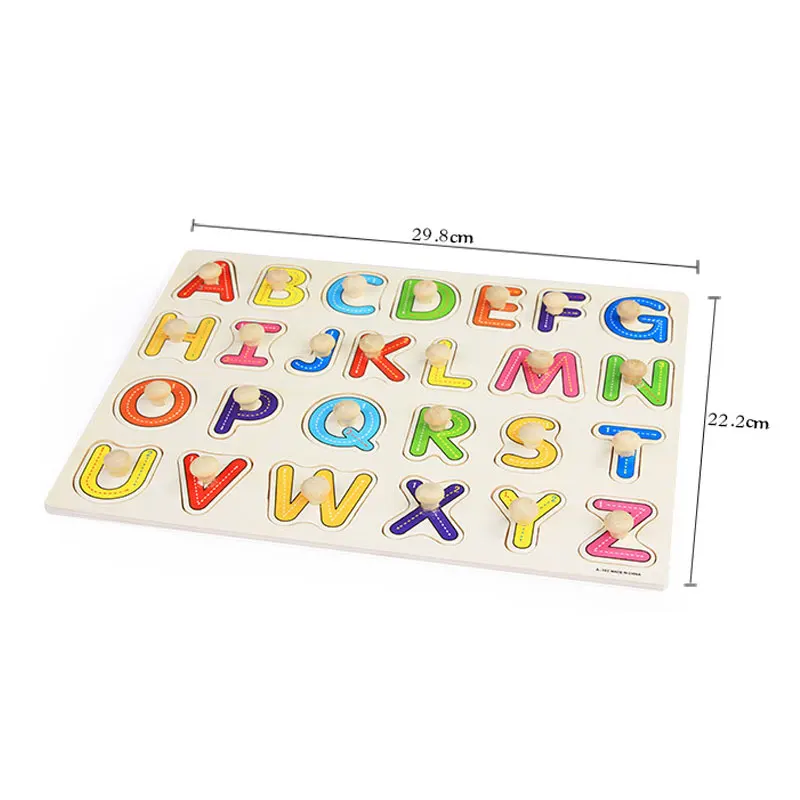 Montessori Educational Wooden Toys Alphabet Puzzle Upper Case Montessori Materials Sensorial Preschool Learning Aids UD0364H
Montessori Educational Wooden Toys Alphabet Puzzle Upper Case Montessori Materials Sensorial Preschool Learning Aids UD0364H
