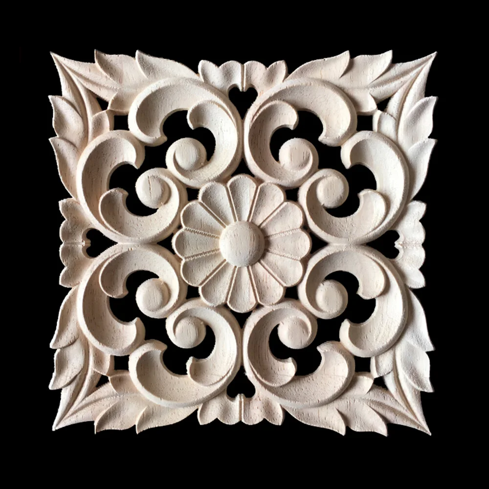 Wood Carvings Veneer Applique and Floral Decorative Furniture Patches Figurines Miniatures Ornaments Craft Home Decor
Wood Carvings Veneer Applique and Floral Decorative Furniture Patches Figurines Miniatures Ornaments Craft Home Decor