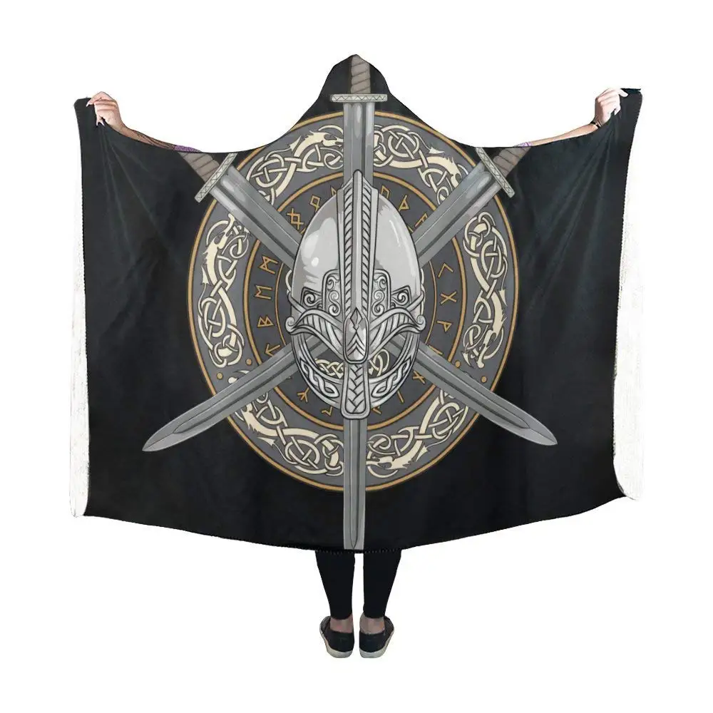 Portable Wearable Fluffy Custom Hooded Blanket Viking Helmet Sword And Shield Pilling Polar Fleece Hooded Throw WrapBed Blanket
Portable Wearable Fluffy Custom Hooded Blanket Viking Helmet Sword And Shield Pilling Polar Fleece Hooded Throw WrapBed Blanket