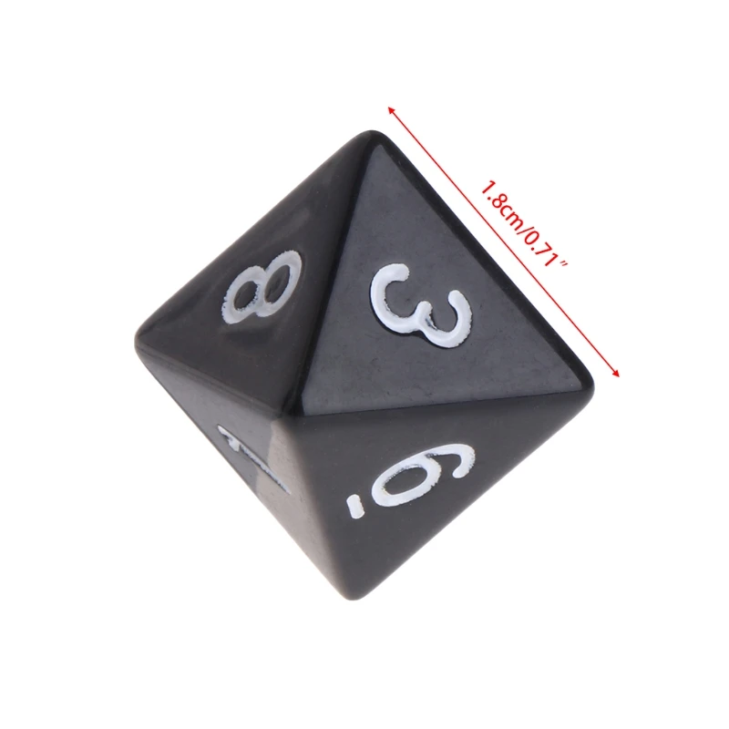 OOTDTY 10pcs 8 Sided Acrylic Number Dice D&D Board Game DND Accessories Multi Sided Dices
OOTDTY 10pcs 8 Sided Acrylic Number Dice D&D Board Game DND Accessories Multi Sided Dices