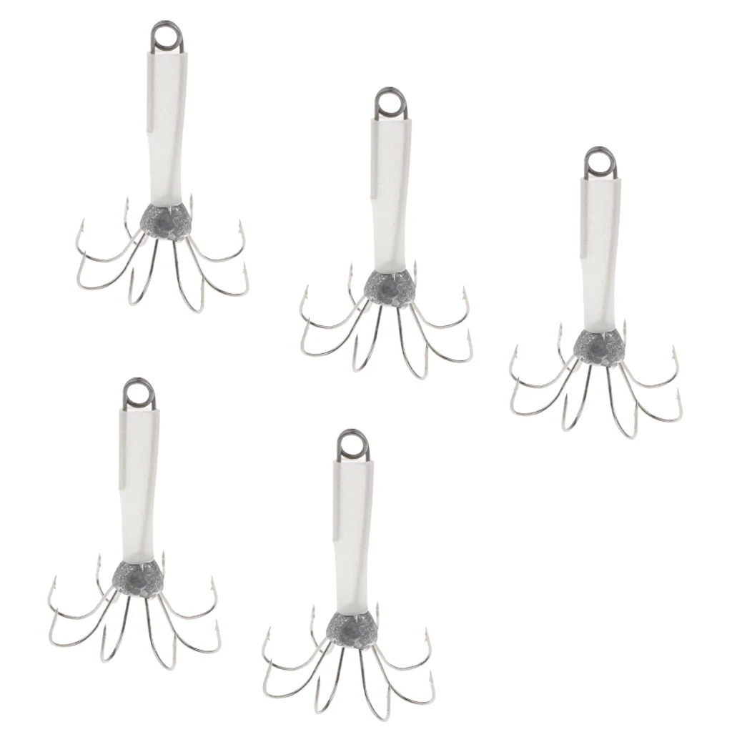 5pcs 7cm Noctilucent Squid Jig Hook Octopus Saltwater Fishing Lure Hook Gancho de pesca un hamecon Fishing Accessories
5pcs 7cm Noctilucent Squid Jig Hook Octopus Saltwater Fishing Lure Hook Gancho de pesca un hamecon Fishing Accessories